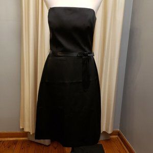 LAUNDRY by Shelli Segal Women's Strapless Knee Length A-line Dress Black Size 10